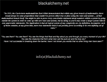 Tablet Screenshot of blackalchemy.net